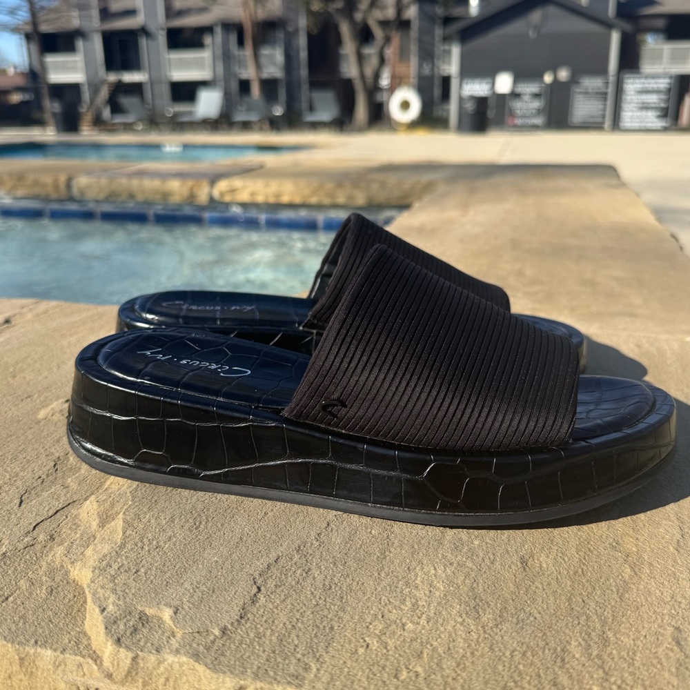 Circus NY by Sam Edelman Latasha Platform Slide Sandals – Size 8.5 – Rare Style - Picture 9 of 12